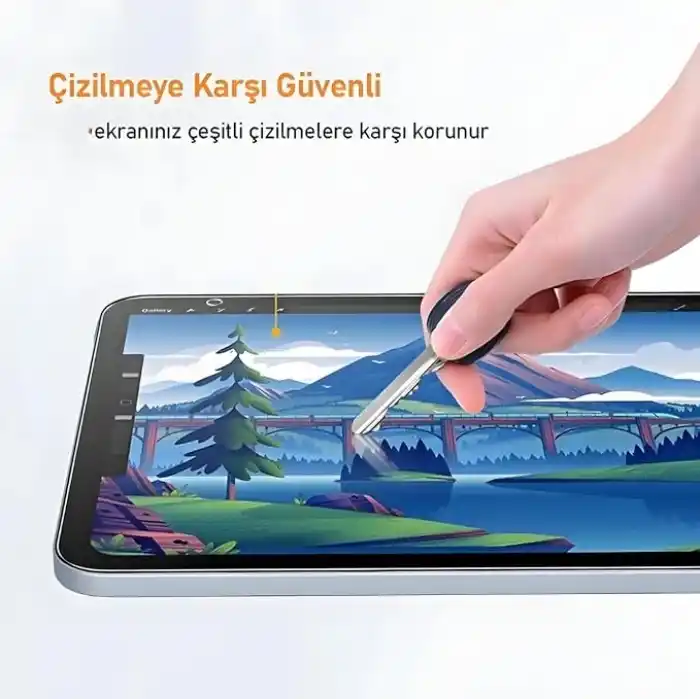 Coverzone Samsung Galaxy Tab S9 Fe / S10 FE / S10 Lite İle Uyumlu Tablet Temperli Cam Ekran Koruyucu Kırılmaz Cam Koruma TBK-01