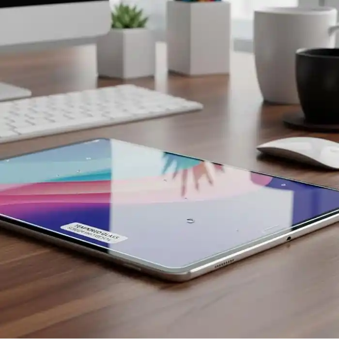 Coverzone Samsung Galaxy Tab S9 Fe / S10 FE / S10 Lite İle Uyumlu Tablet Temperli Cam Ekran Koruyucu Kırılmaz Cam Koruma TBK-01