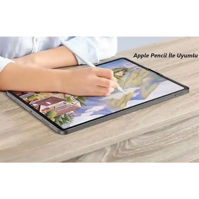 Engo Apple iPad Pro 11 İnç İle Uyumlu Mat Ekran Koruyucu 9H Temperli Kırılmaz Esnek Nano Cam, Parmak İzi Bırakmayan Yansıma Ve Parlama Önleyici Koruma M4 M5 Çip A3357 A3358 A2836 A2837