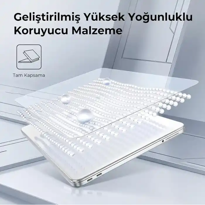 Minesk MacBook NEO 13 inç ile Uyumlu Ultra Şeffaf Alt Üst Takım Sert Kılıf - Kusursuz Kalıp ve Mükemmel Koruma - Ekstra Parlaklık Kazandıran Kristal Şeffaflığında Sert Polikarbonat Materyal