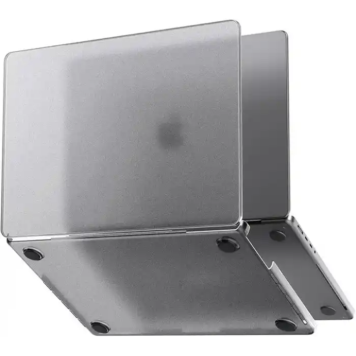 Minesk MacBook Air 13,6 ile Uyumlu M5 (A3449) M4 (A3240) M3 (A3113) M2 (A2681) Polikarbonat Sert Koruyucu Çizilme ve Darbe Önleyici Kılıf (Mat-Uzay Gri, 13.6 inç 2022-2023-2024-2025-2026)