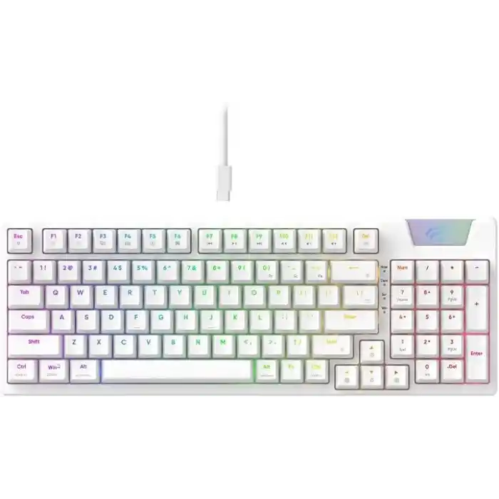 Havit Gamenote KB885L RGB Backlit Gaming Mekanik Klavye Beyaz