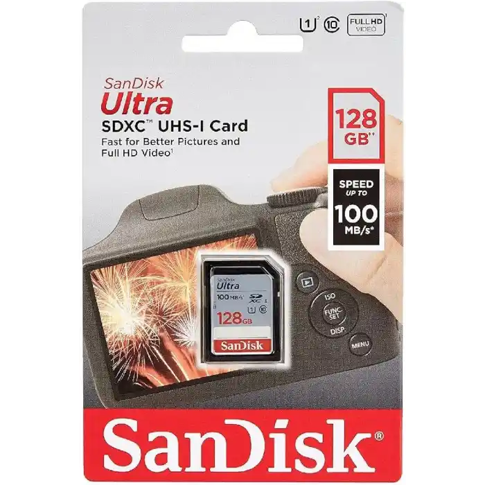 SanDisk Ultra SDSDUNR-128G-GN3IN Class 10 UHS-I U1 128 GB Hafıza Kartı
