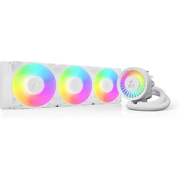 Arctic Liquid Freezer III Pro 360 A-RGB White Intel/AMD Uyumlu, 360mm Radyatörlü, 3x12cm P12 PRO A-RGB PWM Fanlı, Sıvı İşlemci Soğutucu Beyaz (ACFRE00188A)