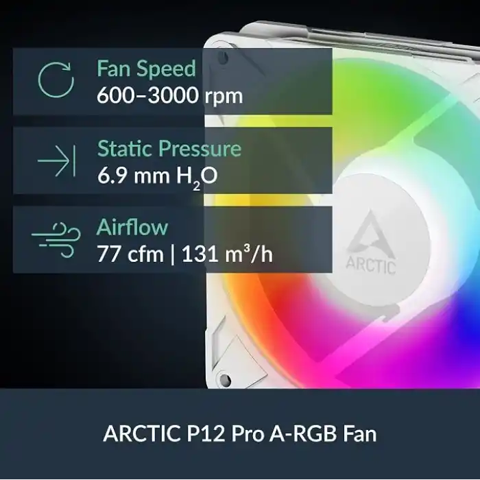 Arctic Liquid Freezer III Pro 360 A-RGB White Intel/AMD Uyumlu, 360mm Radyatörlü, 3x12cm P12 PRO A-RGB PWM Fanlı, Sıvı İşlemci Soğutucu Beyaz (ACFRE00188A)