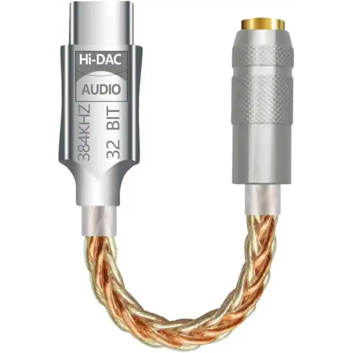 Klasse Type-C - 3.5 ALC5686 Çip HiFi DAC Ses Kartı Kulaklık Kablosu (USB başlık)