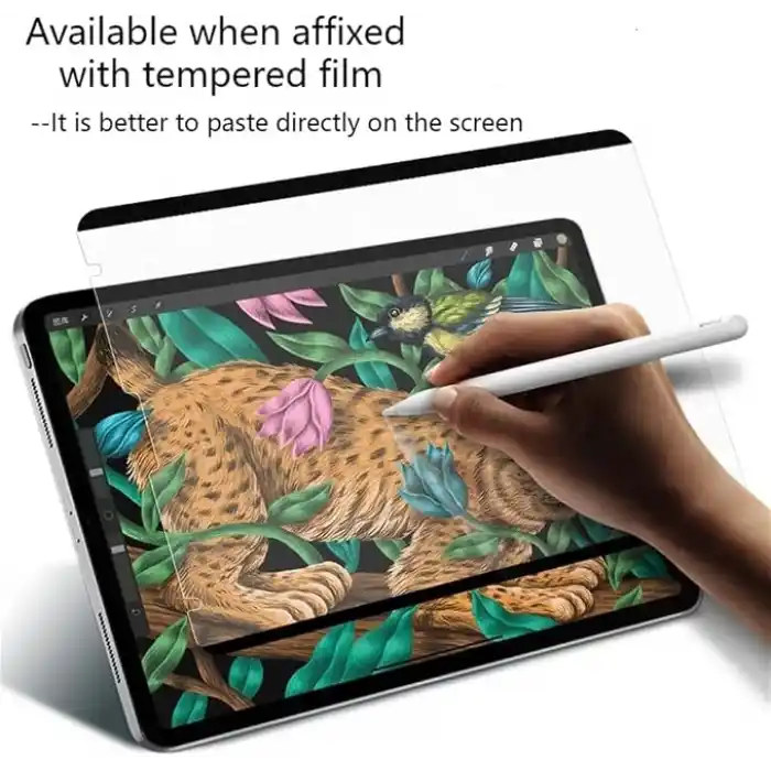 Paperlike Mıknatıslı Kağıt Hissi Veren Ekran Koruyucu Tablet için Mat Koruma Kullanılmadığında ile Çıkarılabilir Kalem Kullanımı için Uygundur ipad A16 10,9 inc (ipad 10, 11, A16)