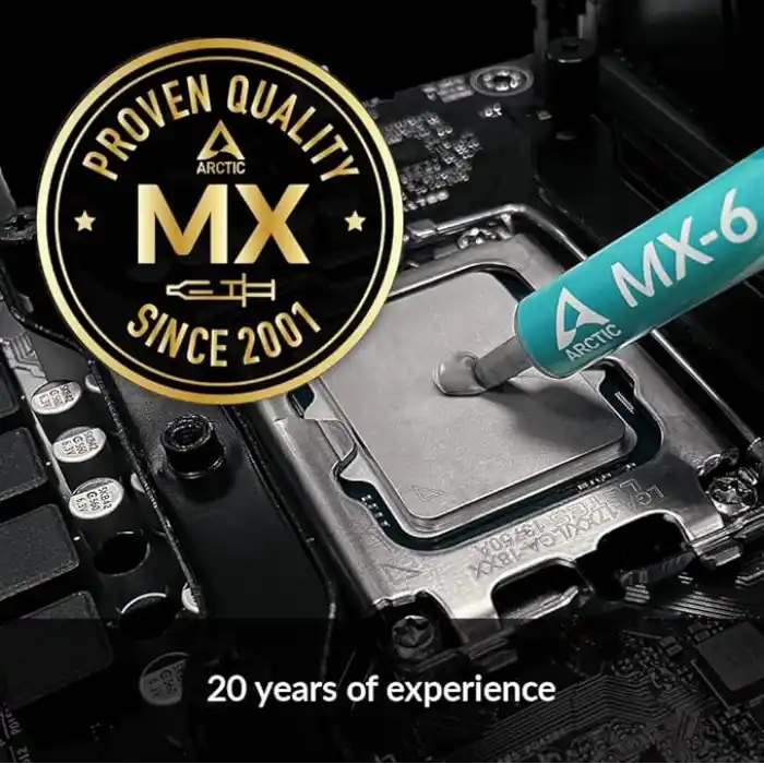 ARCTIC MX-6 (2 g) – Ultimate Performance ısı iletken macun, CPU, konsol, grafik kartları, dizüstü bilgisayarlar için, çok yüksek ısı iletkenliği, uzun dayanıklılık, iletken değildir, kapasitif