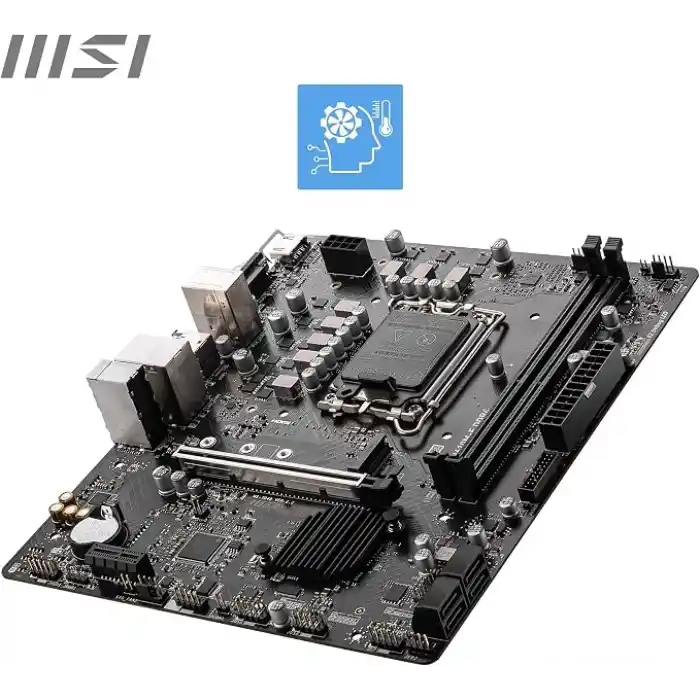 MSI PRO H610M-E DDR4 Intel H610 Soket 1700 DDR4 3200MHz mATX Gaming (Oyuncu) Anakart