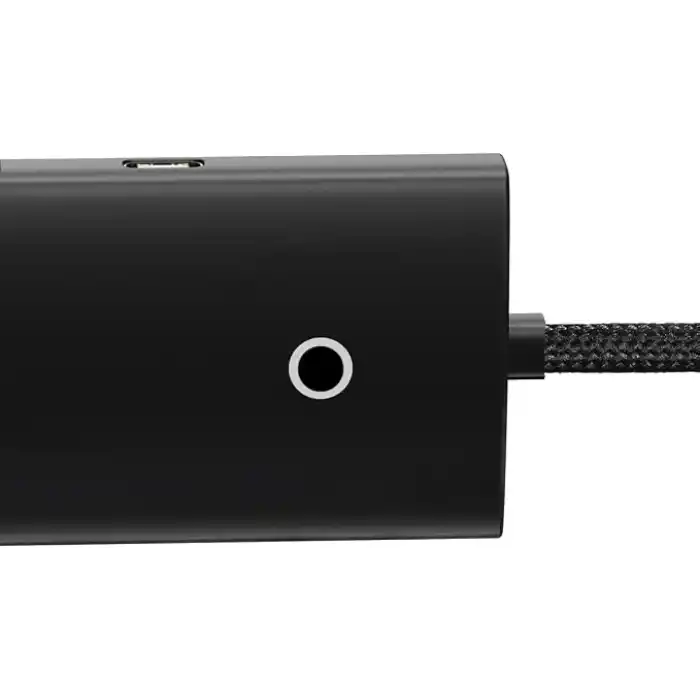 Baseus Lite 4in1 Multifonksiyonel Type-C Hub Dock Station Siyah