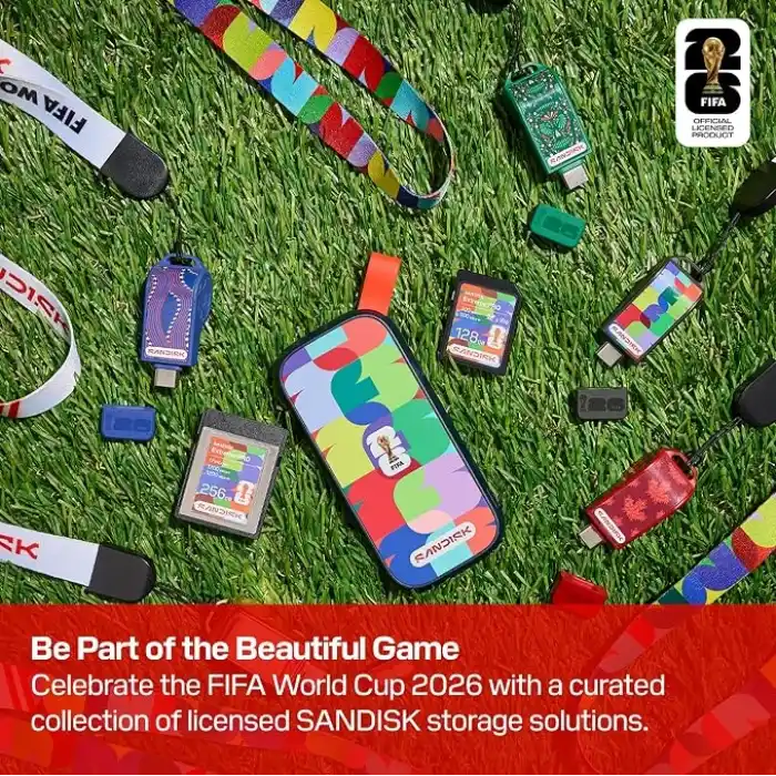 SanDisk FIFA World Cup 2026 Edition 1TB 800MB/s Taşınabilir SSD SDSSDE30F-1T00-G25