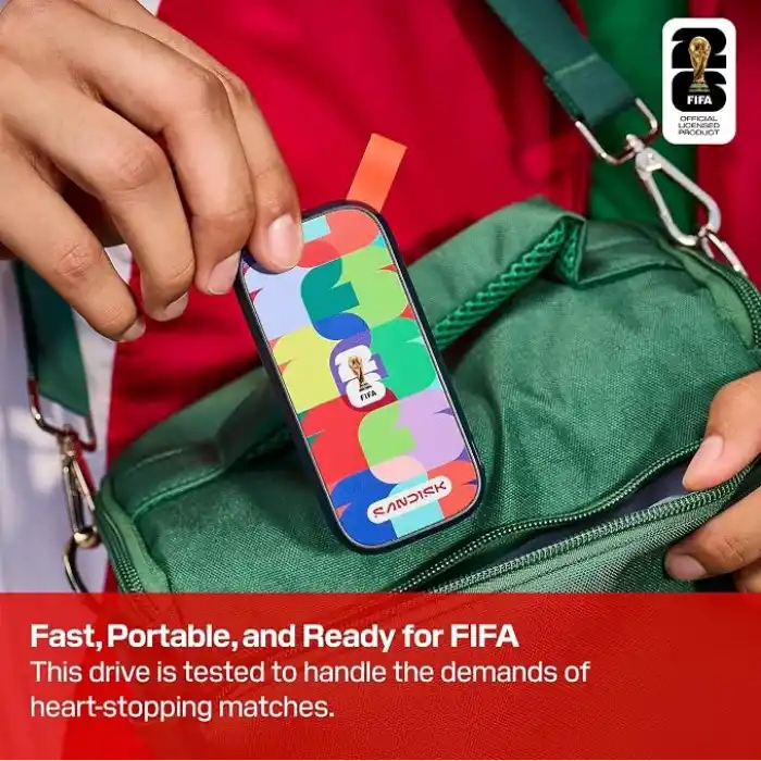 SanDisk FIFA World Cup 2026 Edition 1TB 800MB/s Taşınabilir SSD SDSSDE30F-1T00-G25