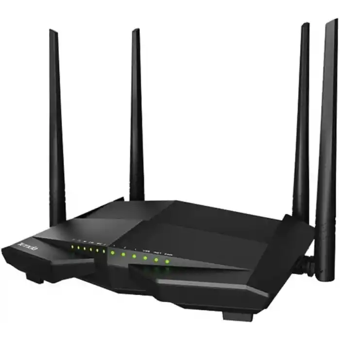 Tenda V15 Wi-Fi 6 VDSL/ADSL Modem Router, AX1500 Çift Bant, 4 Harici Anten, Gigabit Ethernet, Mesh Teknolojisi, 2.4GHz/5GHz, MU-MIMO ve Beamforming