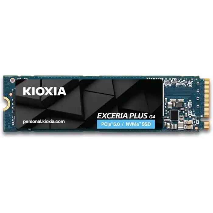 KIOXIA EXCERIA PLUS G4 1TB NVMe SSD – M.2 2280, PCIe Gen5 x4, 10000MB/s Okuma, 7900MB/s Yazma