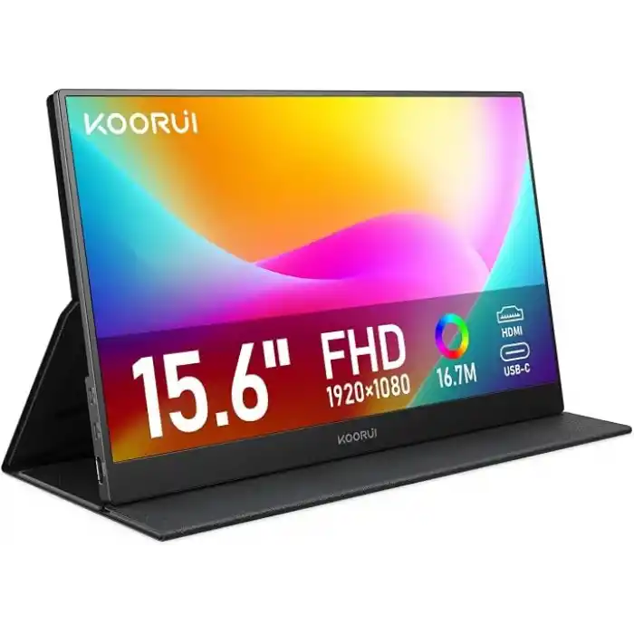 Koorui 15.6 E1511A 60Hz IPS FHD Type-C Taşınabilir Monitör