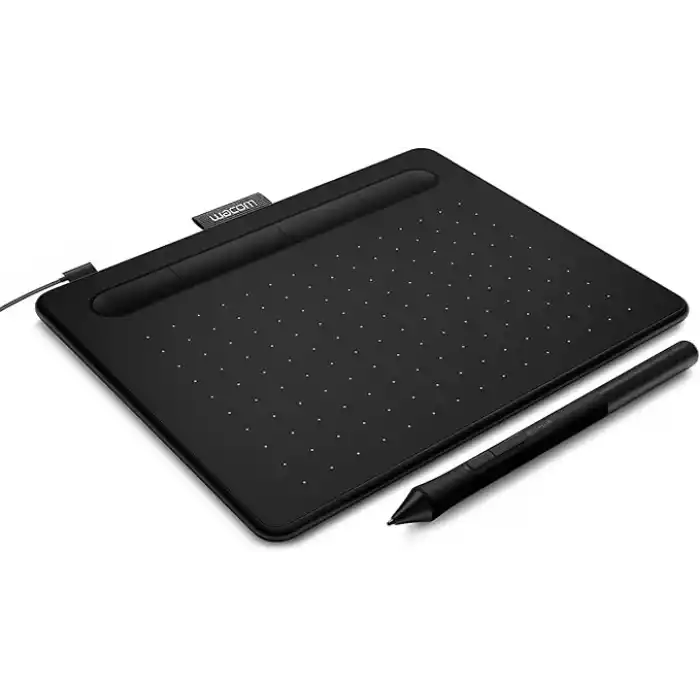 Wacom Intuos CTL4100 çizim tableti Mac, PC, Chromebook ve Android için, küçük, yazılım dahil, siyah