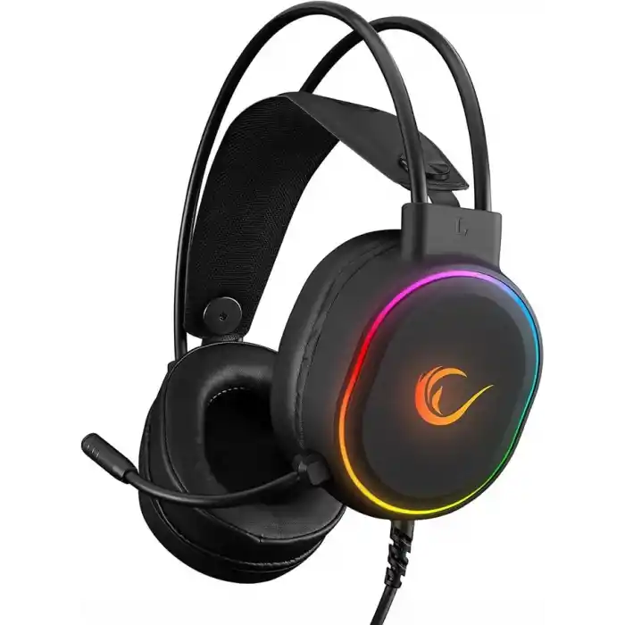 Rampage ROGUE Siyah USB RGB Ledli Gaming Esnek Mikrofonlu Oyuncu Kulaklık