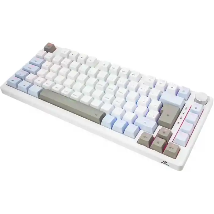 Gravion VEXOR RGB Mekanik Gaming Oyuncu Klavyesi 82 Tuş | 3 Mod (Bluetooth + 2.4G + Kablolu) | Huano Brown Kahverengi Switch Linear | 2000mAh Batarya | Anti-Ghosting Kompakt%75 Hot Swap