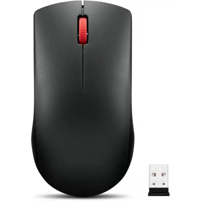 Lenovo Kablosuz Fare (WL150) - 2.4G Nano USB-A Çok Yönlü Ergonomik Fare - 3 Milyon Tıklama, 1.000 DPI - Taşınabilir Kompakt Kablosuz Tasarım - Bilgisayar ve Dizüstü Bilgisayar Aksesuarları