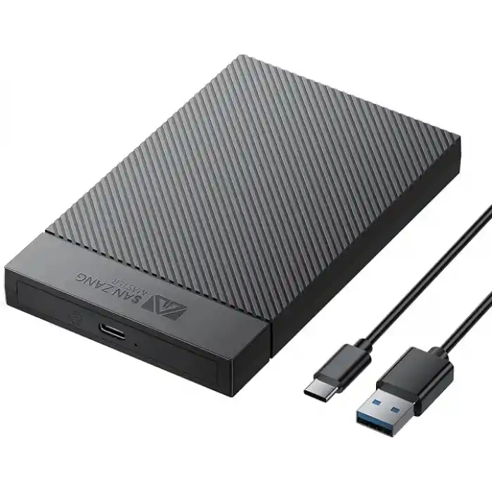 SAN ZANG MASTER 2,5 inç SSD Muhafaza USBden USB-cye Siyah