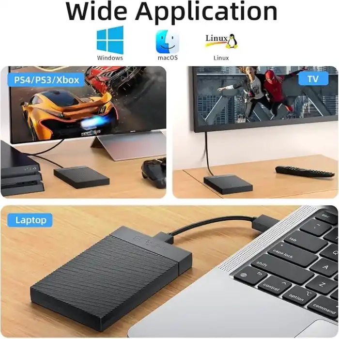 SAN ZANG MASTER 2,5 inç SSD Muhafaza USBden USB-cye Siyah