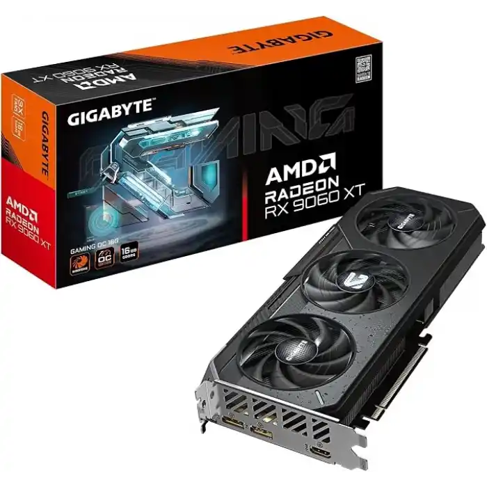GIGABYTE VGA AMD 16GB GDDR6 RX9060XT GAMING OC GV-R9060XTGAMING OC-16GD 128BIT/2XDP/1XHDMI/3XFAN