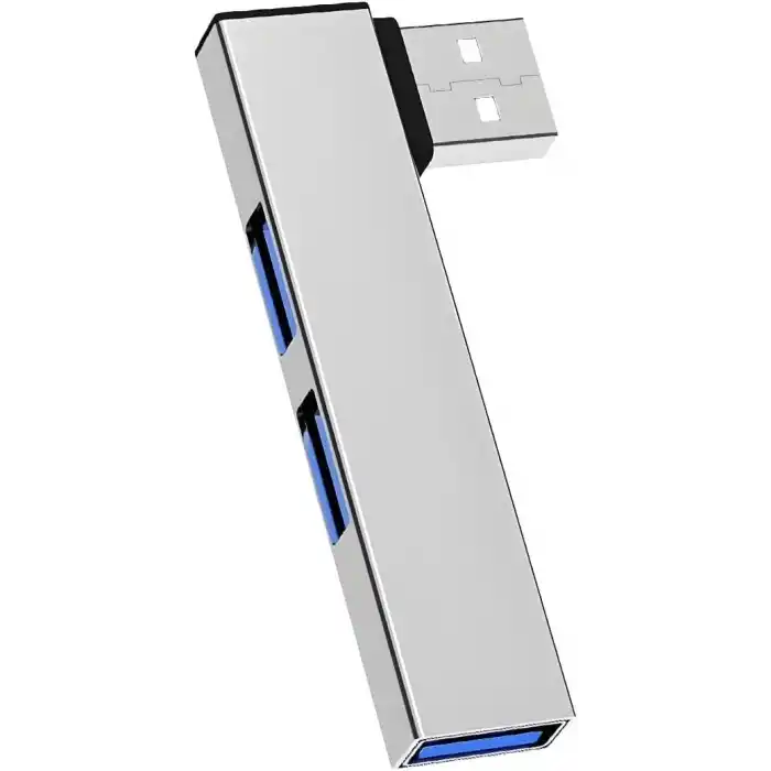 Lunatic 1360 USB 3.0 Hub 3 Portlu Çoklayıcı Çoğaltıcı Dönüştürücü Çevirici Adaptör 3 Port Tek bir portu USB 3.0 ve 2 adet USB 2.0 bağlantı noktasına dönüştür Filmleri, fotoğrafları dosyaları aktarın