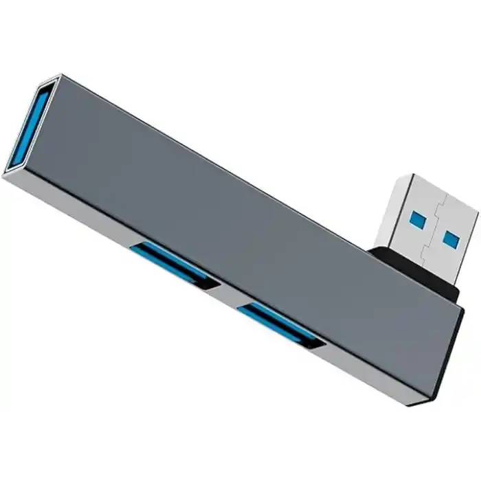 Lunatic 1360 USB 3.0 Hub 3 Portlu Çoklayıcı Çoğaltıcı Dönüştürücü Çevirici Adaptör 3 Port Tek bir portu USB 3.0 ve 2 adet USB 2.0 bağlantı noktasına dönüştür Filmleri, fotoğrafları dosyaları aktarın