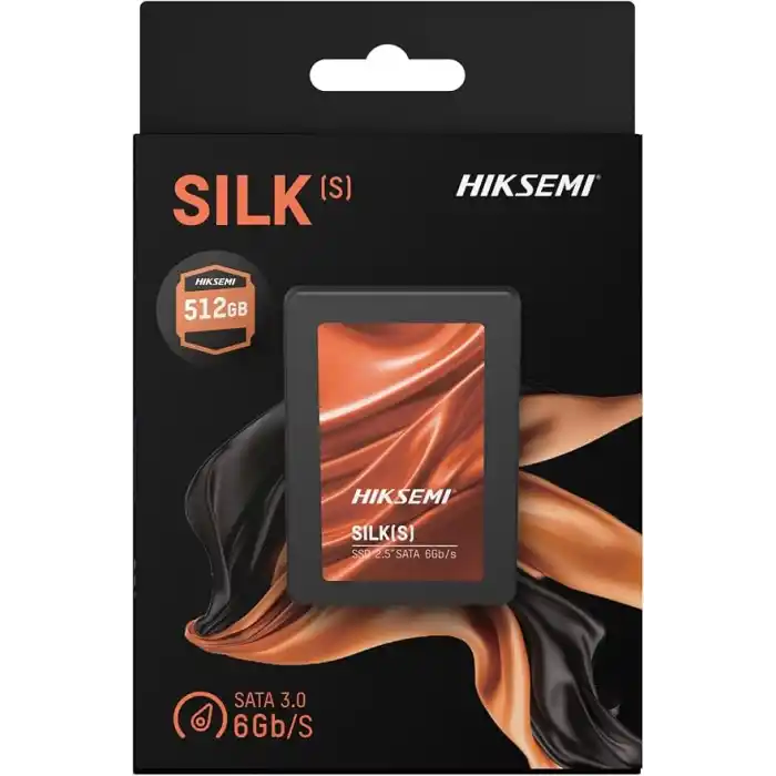Hiksemi SILK(S) 512GB 2.5 SATA 3.0 SSD 530MB/s Okuma 450MB/s Yazma
