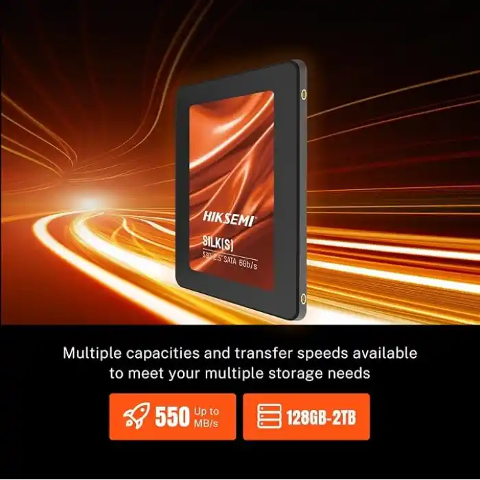 Hiksemi SILK(S) 512GB 2.5 SATA 3.0 SSD 530MB/s Okuma 450MB/s Yazma