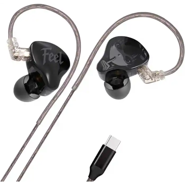 Klasse Feel IEM Kulaklık, Kulak İçi Gaming In-Ear Headphone (Feel Pro [Type-C] [Mikrofonlu])