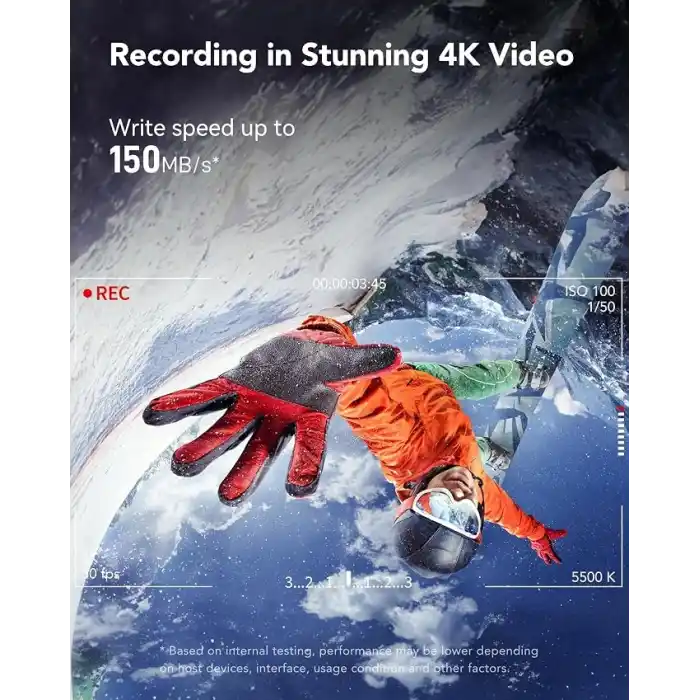 Lexar 512GB Silver Plus 205mb 4K V30 UHSI Micro SD Hafıza Kartı