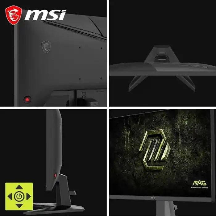 MSI 24.5 MAG 255F X24, Gaming Monitör, FHD, 16:9, Flat, Rapid IPS, 240Hz, 0.5ms (GtG Min.), Adaptive-Sync