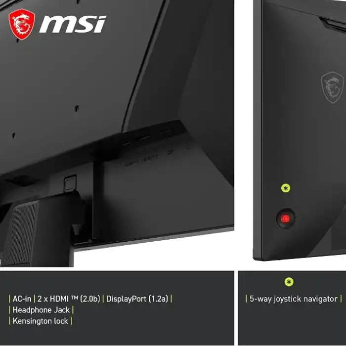 MSI 24.5 MAG 255F X24, Gaming Monitör, FHD, 16:9, Flat, Rapid IPS, 240Hz, 0.5ms (GtG Min.), Adaptive-Sync