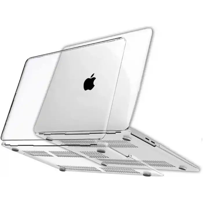 Klasse MacBook Air 13.3 inç 2018-2022 Arası M1 Çip ile Uyumlu Şeffaf Dayanıklı Koruyucu Kılıf, Ultra İnce Kabuk Koruma Sert Kapak A1932 A2174 A2179 A2337 (Şeffaf)