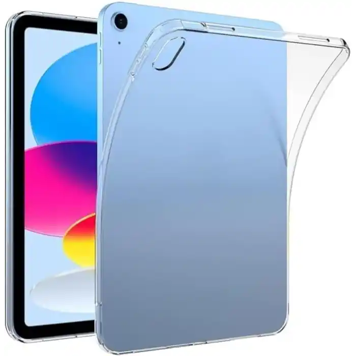 iPad 11. Nesil A16 ile Uyumlu Şeffaf Kılıf Silikon Tablet Kılıfı Ultra İnce Buzlu Şeffaf Kılıf (iPad 11. Nesil A16)