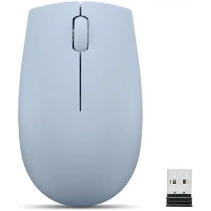 Lenovo 300 Kablosuz / Wireless Compact Mouse, Buz Mavi