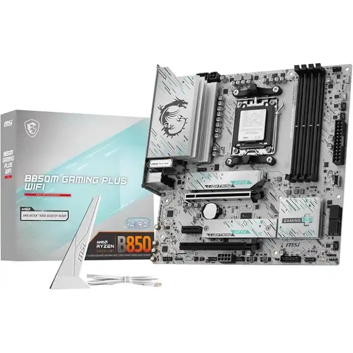 MSI B850M GAMING PLUS WIFI DDR5 AM5 8200(OC) Mhz mATX Gaming (Oyuncu) Anakart