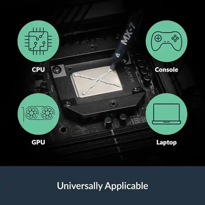 ARCTIC MX-7 (2 g) - CPU, konsol, grafik kartı, dizüstü bilgisayar, işlemci, uzun süre, koşulsuz, non capacitiva için termal makarna termal makarna