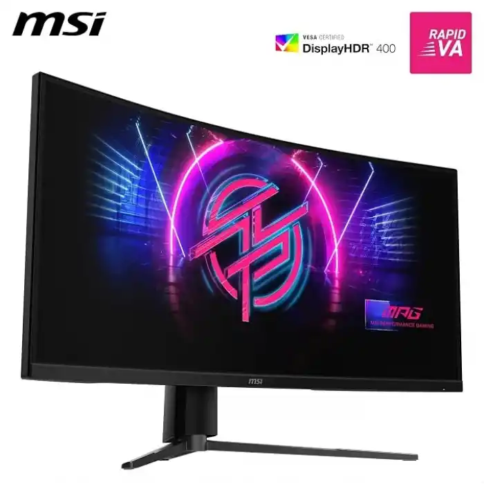 MSI 34 MPG 346CQRF X24, Gaming Monitör, UWQHD, 21:9 Curve 1500R, Rapid VA, 240Hz, 0.5ms (Min.), Adaptive-Sync