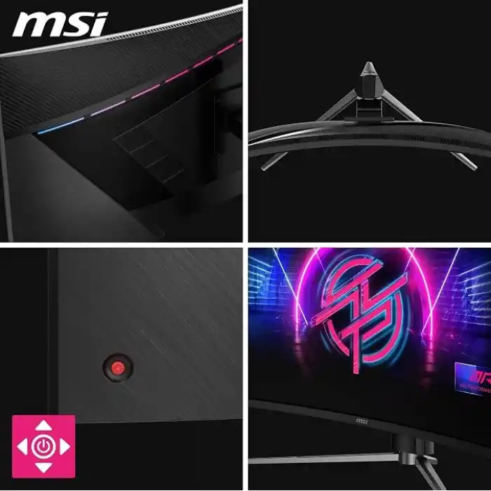 MSI 34 MPG 346CQRF X24, Gaming Monitör, UWQHD, 21:9 Curve 1500R, Rapid VA, 240Hz, 0.5ms (Min.), Adaptive-Sync