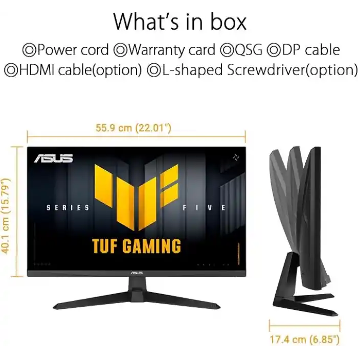 ASUS TUF Gaming VG259Q5A 24 İnç 1080p 200Hz Fast IPS Gaming Monitör