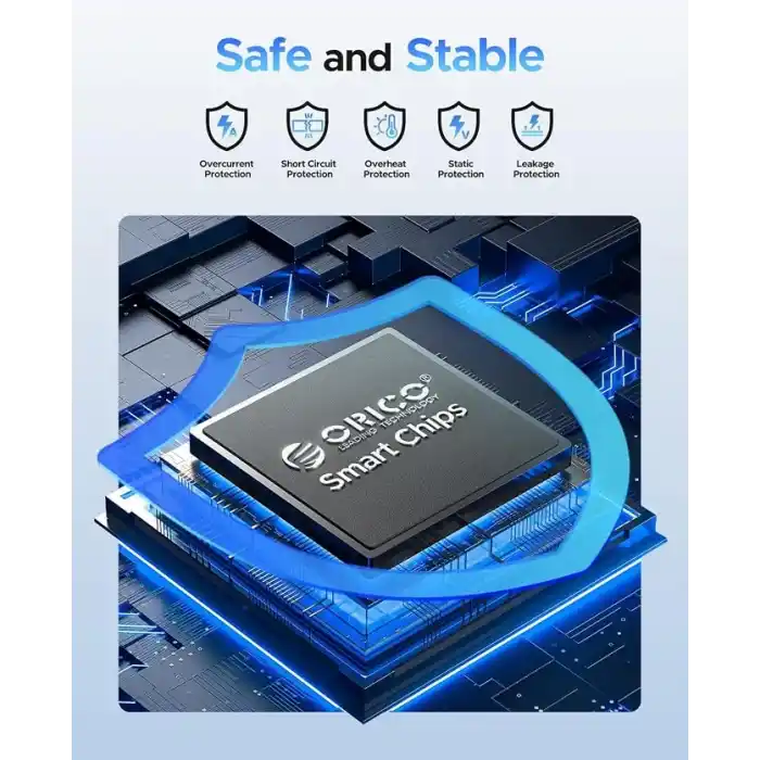 ORICO USB3.0 2.5 inç Hdd 6TB Ssd Harici Slim Harddisk Kutusu,, Siyah