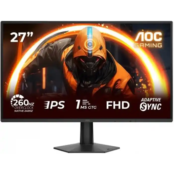 AOC 27G50Z 27″ 260Hz(OC) 0.3ms Full HD FreeSync Fast IPS Oyuncu Monitörü