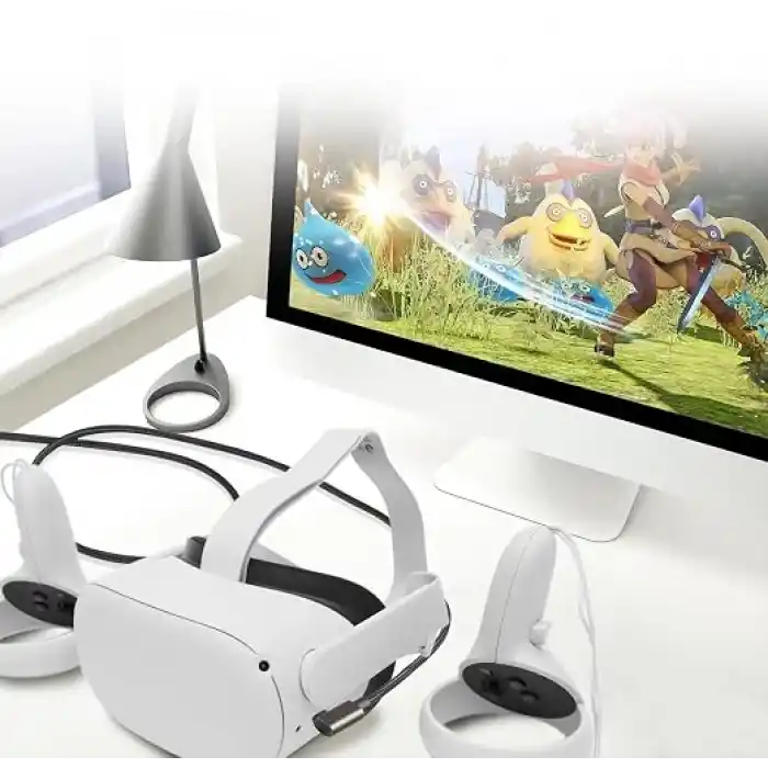 Daytona VR-C Oculus Quest ile Uyumlu VR5 Link Kablosu 5 M, 5Gbps USB 3.2 Gen 1 Hızlı Veri Aktarımı, Hızlı Şarj Usb-C, Quest 2 Uyumlu (Type C to Type C) Kablo; Sanal Gerçeklik Gözlüğü Uyumlu