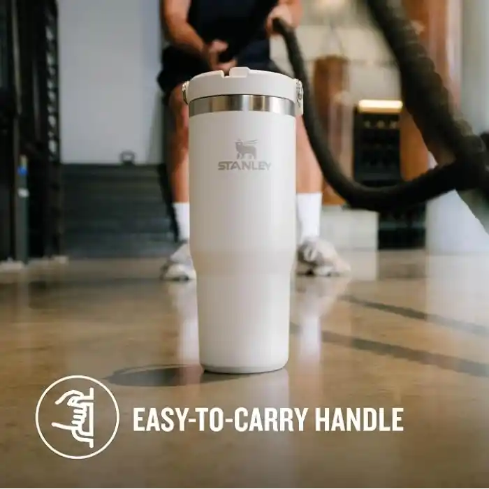 STANLEY IceFlow Flip Straw Tumbler Pipetli Termos Su Şişesi 0.89 Litre - Frost | Paslanmaz Çelik
