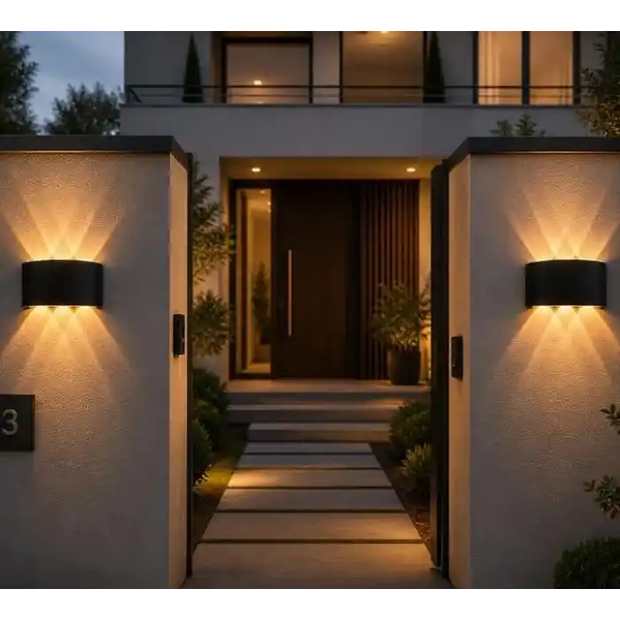 Dış Mekan LED Aplik 15 Watt GÜNIŞIĞI Cata Kapri 4lü Aplik CT-8013G
