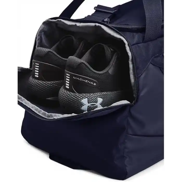 Under Armour UA Undeniable 5.0 Duffle SM Unisex Yetişkin Spor Çanta Midnight Navy / Midnight Navy / Metallic Silver Tek Beden