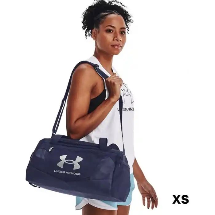 Under Armour UA Undeniable 5.0 Duffle SM Unisex Yetişkin Spor Çanta Midnight Navy / Midnight Navy / Metallic Silver Tek Beden