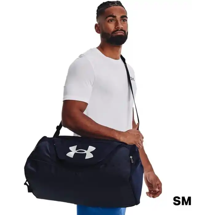 Under Armour UA Undeniable 5.0 Duffle SM Unisex Yetişkin Spor Çanta Midnight Navy / Midnight Navy / Metallic Silver Tek Beden